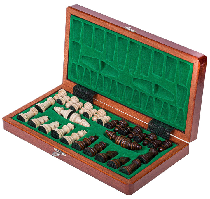 Schachspiel Holz magnetisch mit Schatulle 27x27 cm - Bild 4