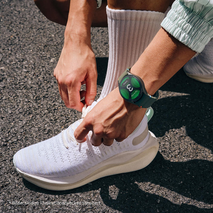 Smartwatch 40 mm Bluetooth mit Schlaf- &amp; Fitness-Tracking, Cream - Bild 8