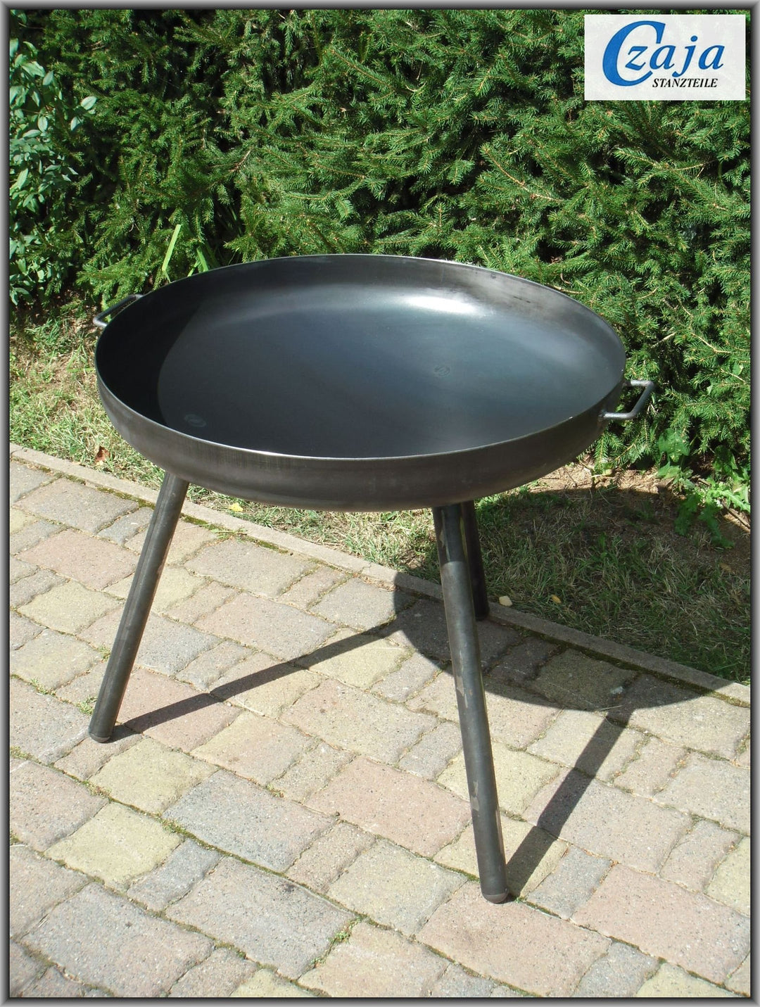 Feuerschale Stahl Ø 80 cm mit abnehmbaren Beinen für Garten - Bild 4