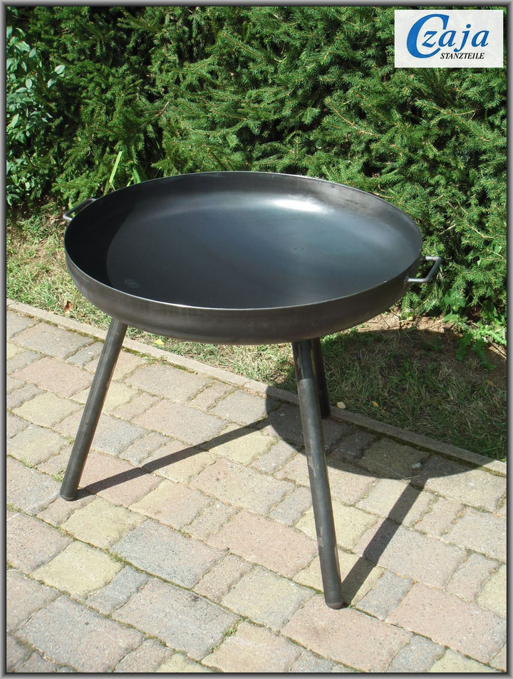 Feuerschale Stahl Ø 80 cm mit abnehmbaren Beinen für Garten - Bild 4