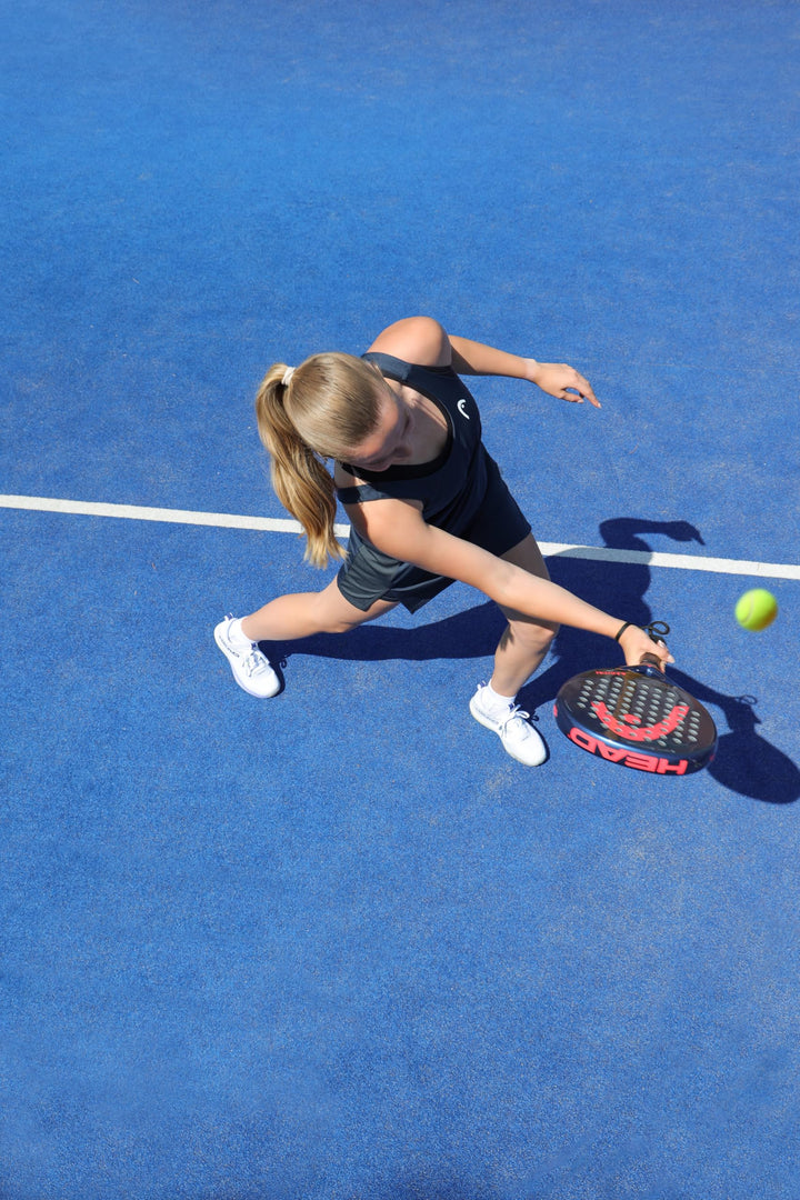 Padel Schläger Fiberglas Tropfenform grosser Sweetspot für Anfänger - Bild 6