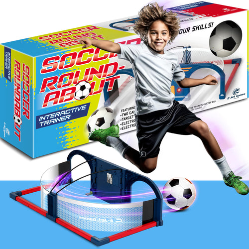 Fussball-Trainer Elektronisch mit LED und Schaumstoffball ab 6 Jahren