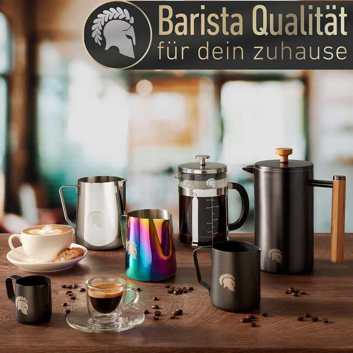 Milchkännchen Edelstahl 600ml für Latte Art, Kupfer - Bild 6