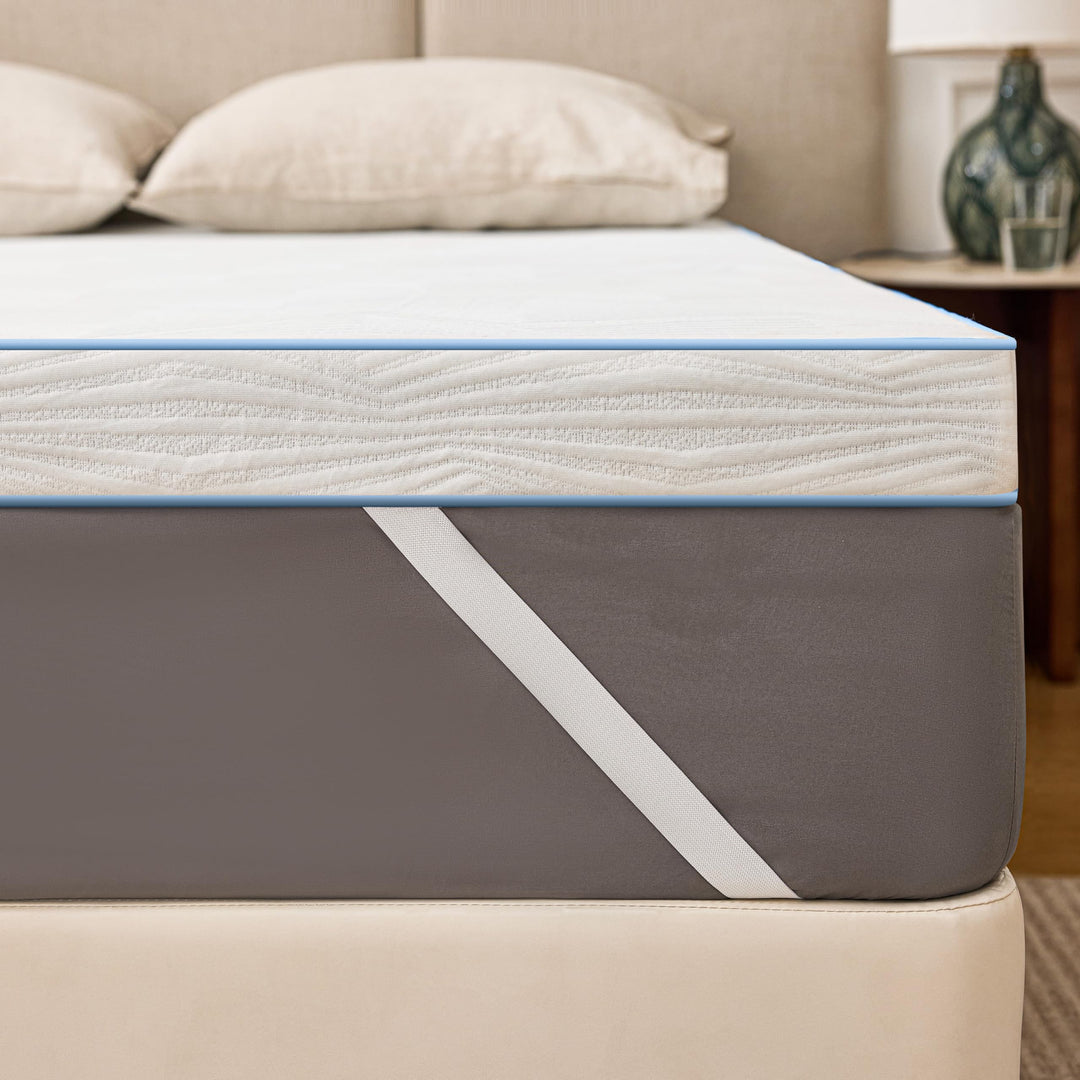 Matratzen-Topper 140x200cm H2 Memory Foam &amp; Kaltschaum 5cm Oeko-TEX