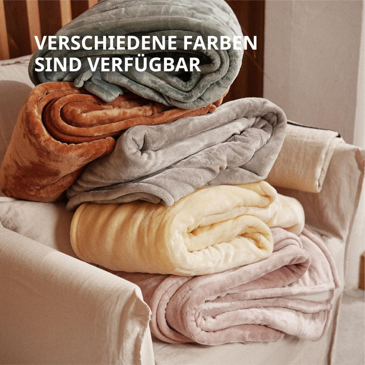 Heizdecke Plüsch-Sherpa 130x180cm 9 Stufen Abschaltautomatik Rosa - Bild 7