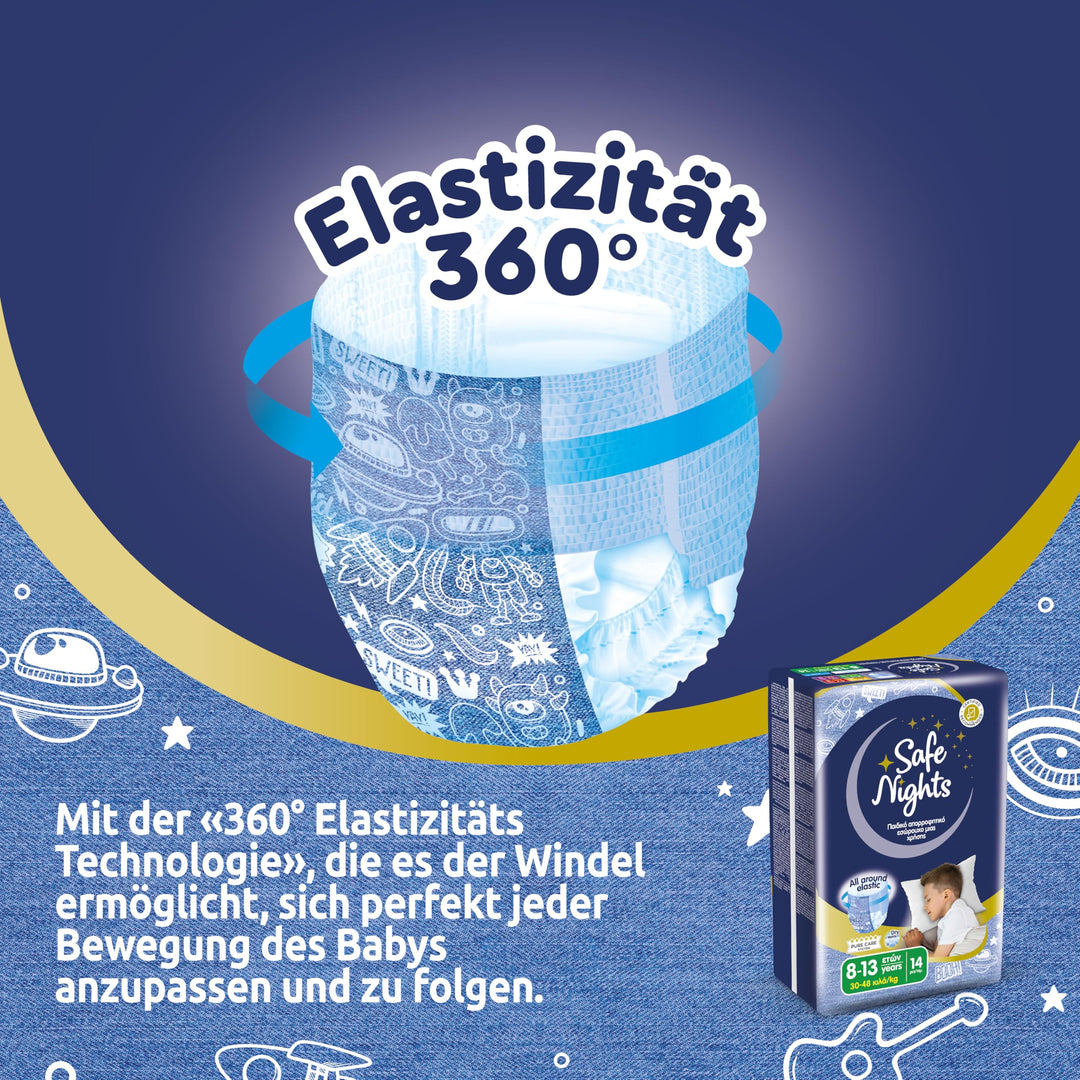 Bettnässen Höschen Nacht Kinder 8-13 Jahre 84 Stück Sparpack - Bild 2
