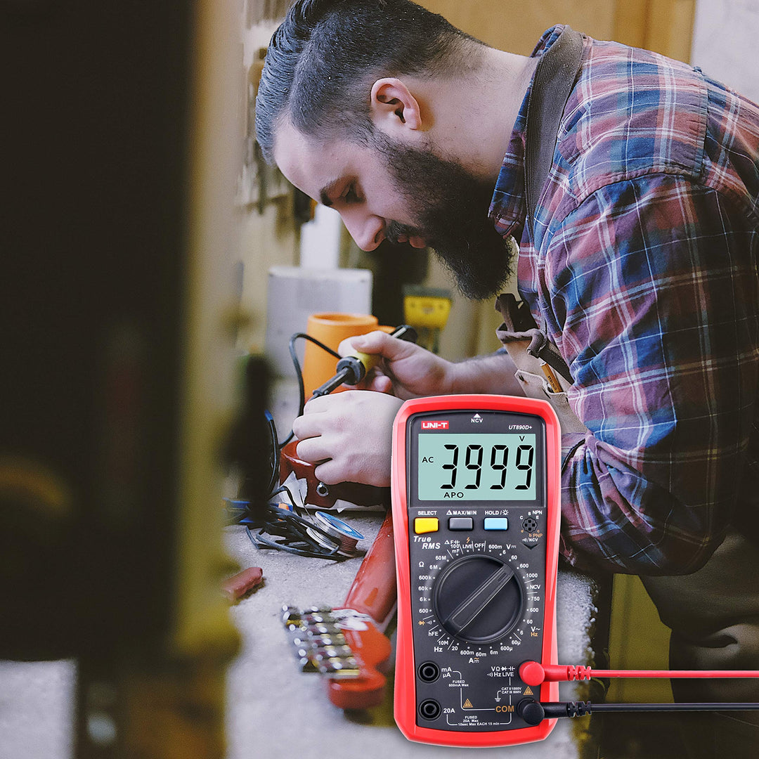Multimeter True RMS AC/DC mit NCV Phasenerkennung und LCD-Beleuchtung - Bild 7