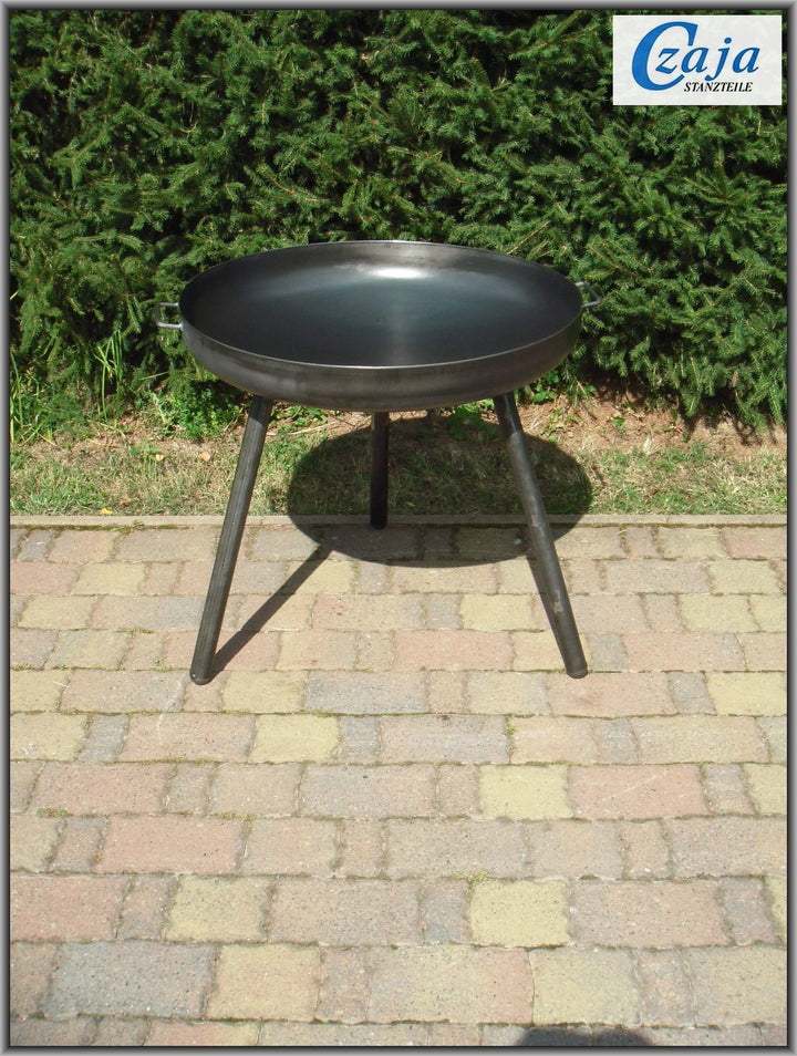 Feuerschale Stahl Ø 80 cm mit abnehmbaren Beinen für Garten - Bild 2