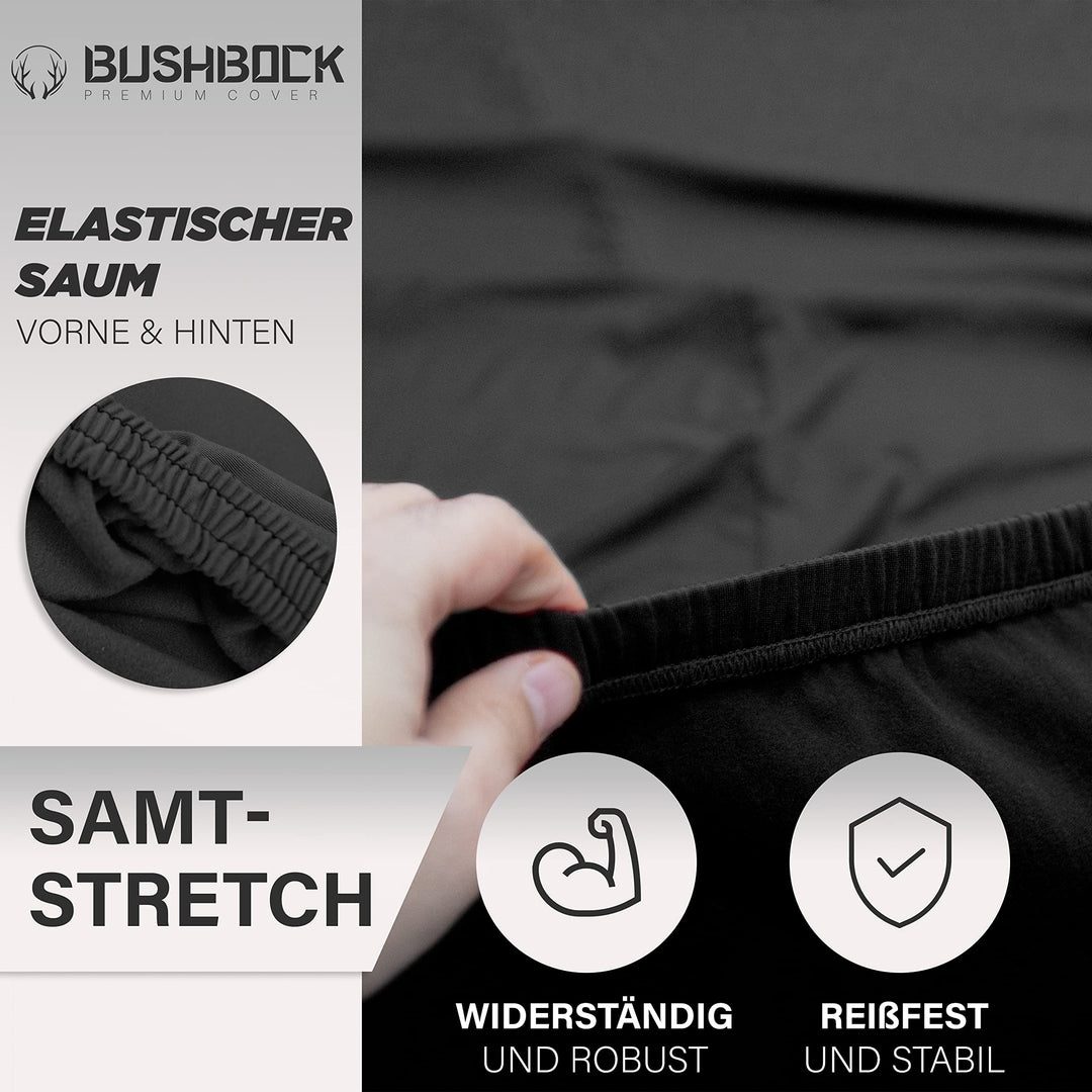 Autoabdeckung Indoor Stretch schwarz Gummizug für PKW Grösse M - Bild 6