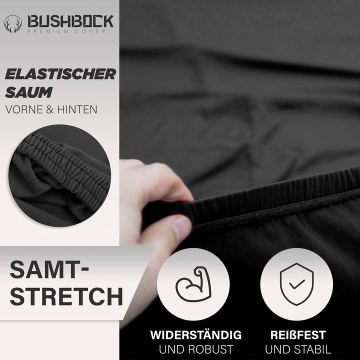 Autoabdeckung Indoor Stretch schwarz Gummizug für PKW Grösse M - Bild 6