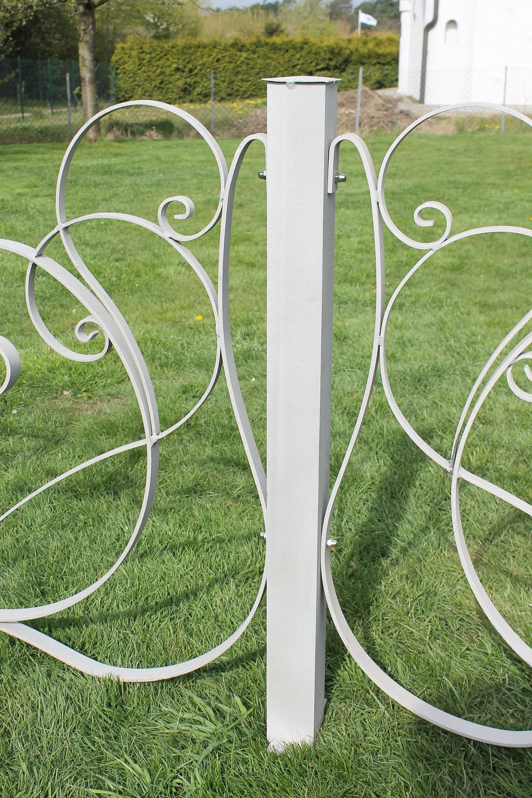 Zaunpfosten Aluminium 80 cm rostfrei für Gartenzaun natur - Bild 5