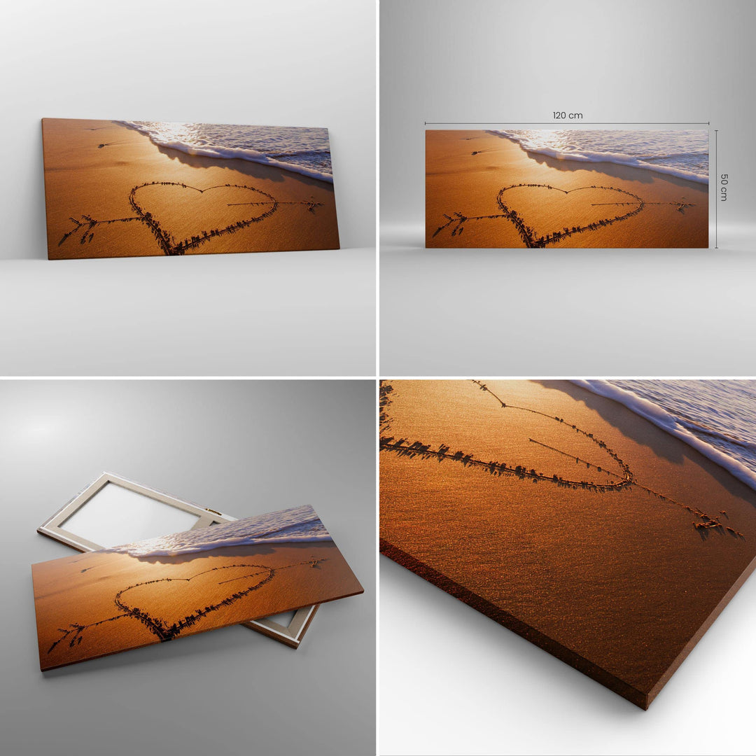 Leinwandbild Maritim Landschaft 120x50cm aufhängefertig - Bild 2