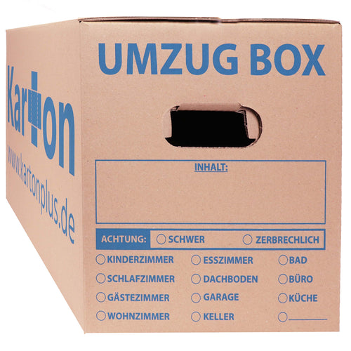 Umzugskarton 620x300x330 mm 57 Liter aus Recyclingpappe 50er-Set