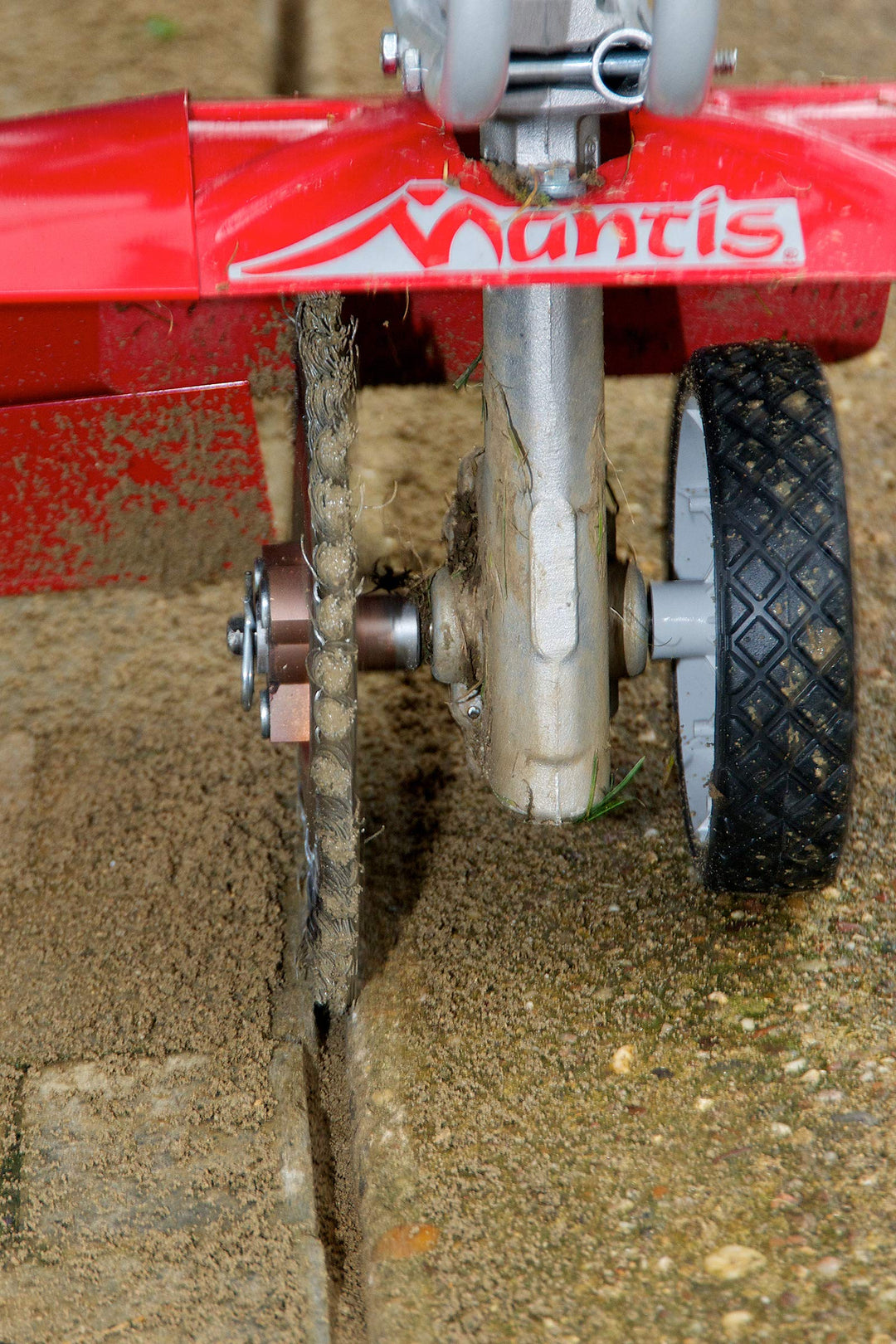 Fugendüse Kultivator-Aufsatz Stahl 34 Borsten für Gehwegpflege - Bild 3
