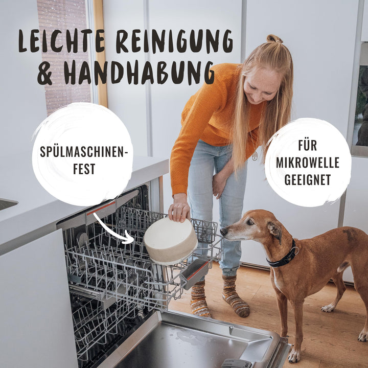 Hundenapf Keramik 900 ml Spülmaschinenfest 2er-Set Rutschfest - Bild 5