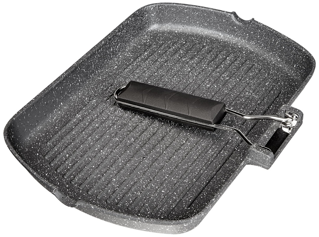 Grillpfanne Aluminium rechteckig 34x24 cm mit Antihaft-Beschichtung - Bild 3