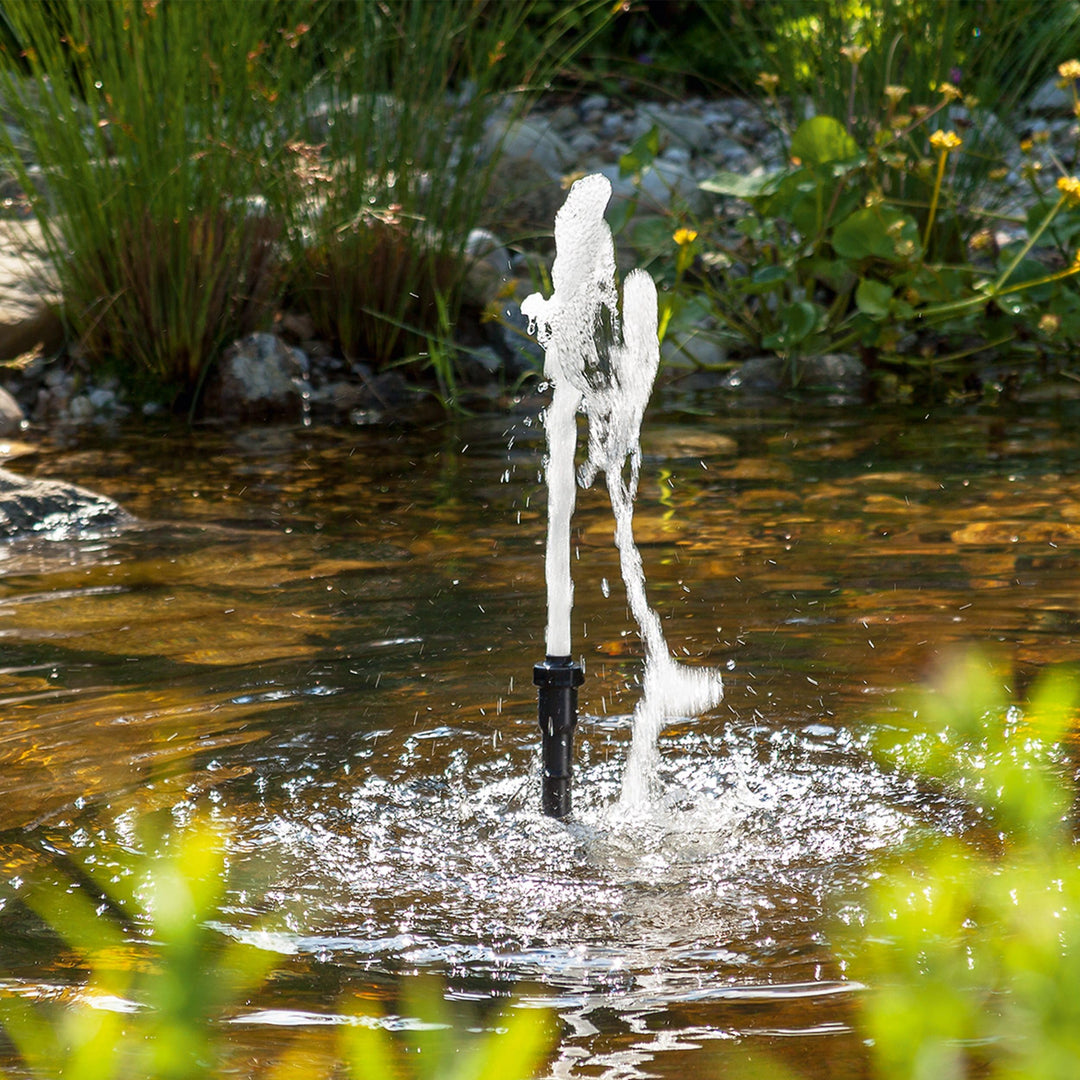 Teichpumpe mit Fontänen-Düsenset 2000 l/h für Gartenteich - Bild 6
