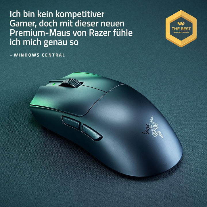 Gaming-Maus kabellos ultraleicht 50g 8kHz 50K Sensor weiss - Bild 2