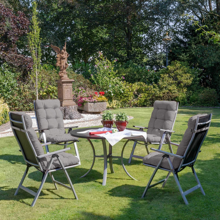 Hochlehner Auflagen 2er Set 100% Polyester UV5 für Gartenstühle - Bild 2