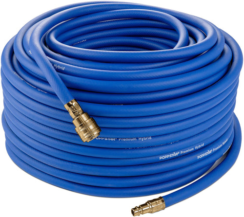 Druckluftschlauch 50m Hybrid-PVC 20 bar mit NW7.2 Schnellkupplung