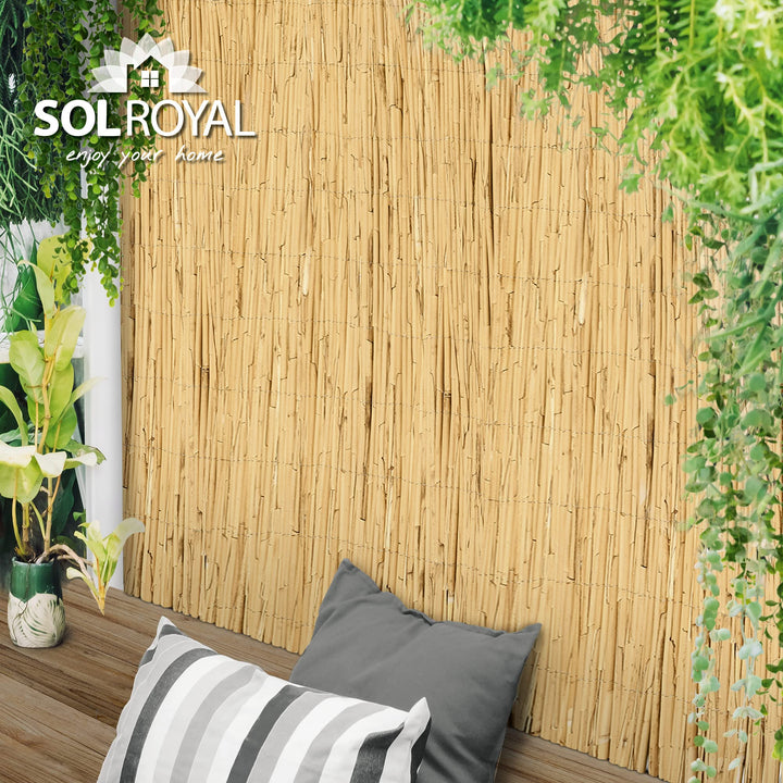 Schilfmatte Sichtschutz 100% Schilf Indoor Outdoor Natur - Bild 10