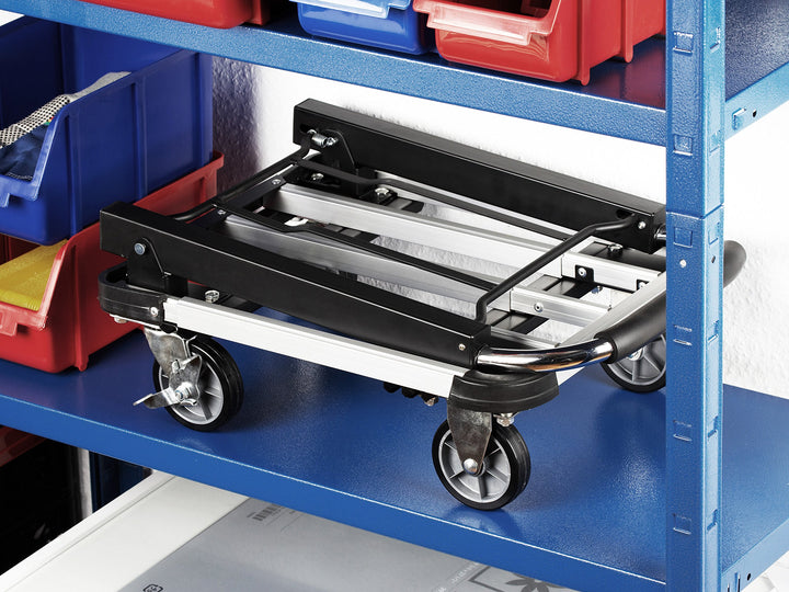 Transportwagen klappbar Aluminium 150 kg Tragkraft ausziehbar - Bild 4