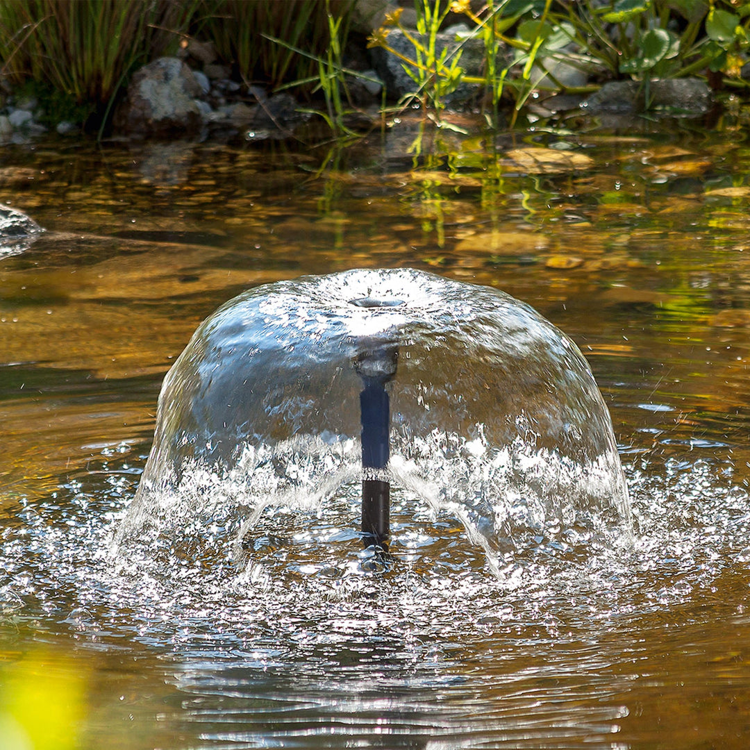 Teichpumpe mit Fontänen-Düsenset 2000 l/h für Gartenteich - Bild 5