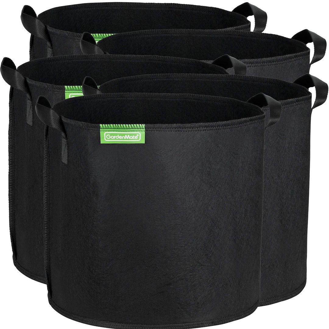 Pflanzsack Vliesstoff 30L 5er-Set für Tomaten Balkon Terrasse