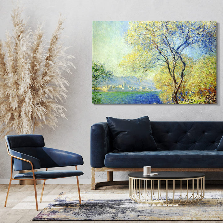 Leinwanddruck Monet Antibes Salis Garten 80x60 cm Baumwolle - Bild 2