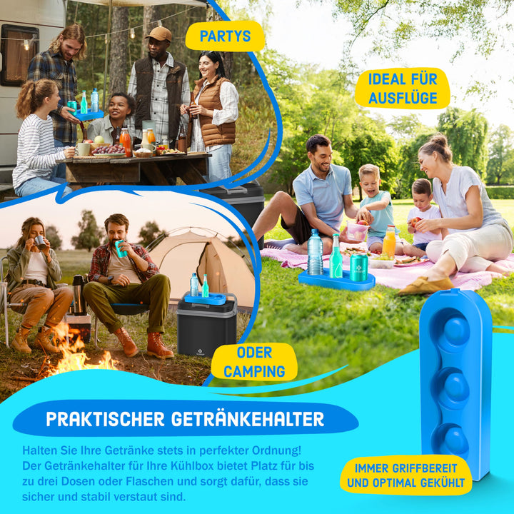 Thermo-Elektrische Kühlbox 24 L Kühlen &amp; Wärmen 12V/230V für Auto Camping - Bild 8