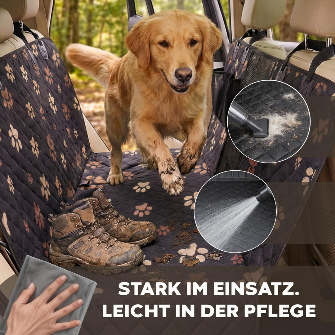 Hunde-Autoschondecke Rückbank Oxford 600D wasserdicht 137x147 cm - Bild 8