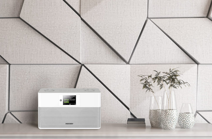 Stereo-Kompaktradio DAB+ Bluetooth 2x10W mit Wecker, weiss - Bild 7