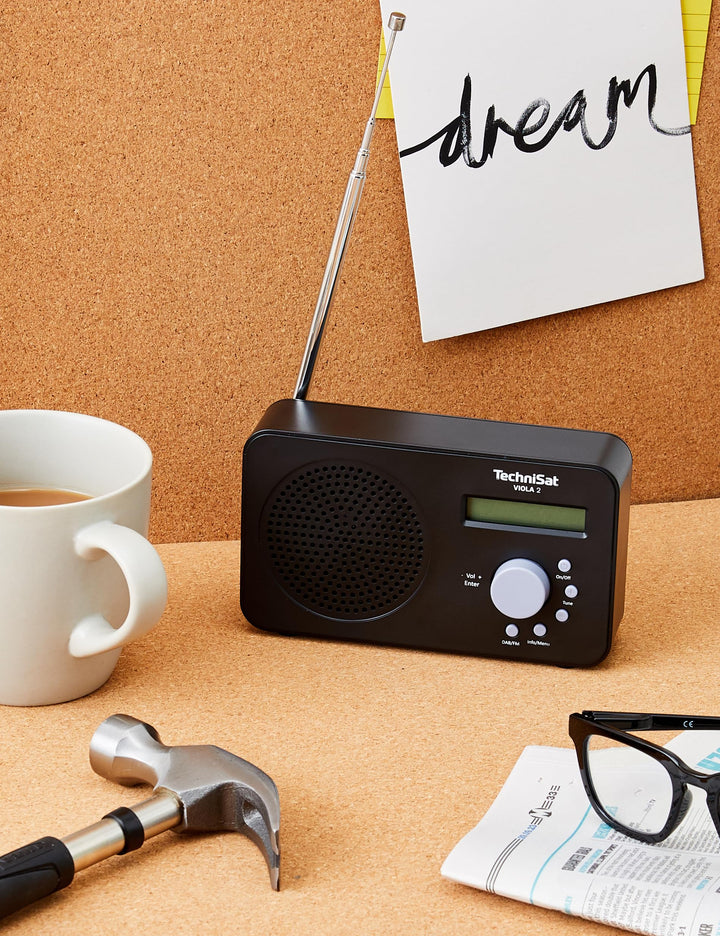 DAB+ Radio tragbar mit UKW, Kopfhörerausgang, 1W, schwarz - Bild 9