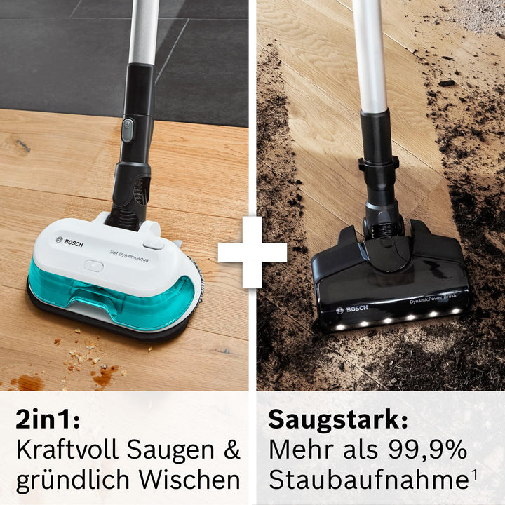 Akku-Staubsauger kabellos 2in1 Saugen &amp; Wischen HEPA Allergiker - Bild 4