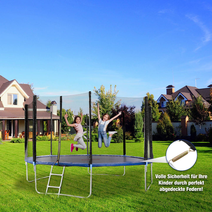 Trampolin Randabdeckung Ø 487 cm Blau UV-resistent 20 mm EPE-Schaum - Bild 2