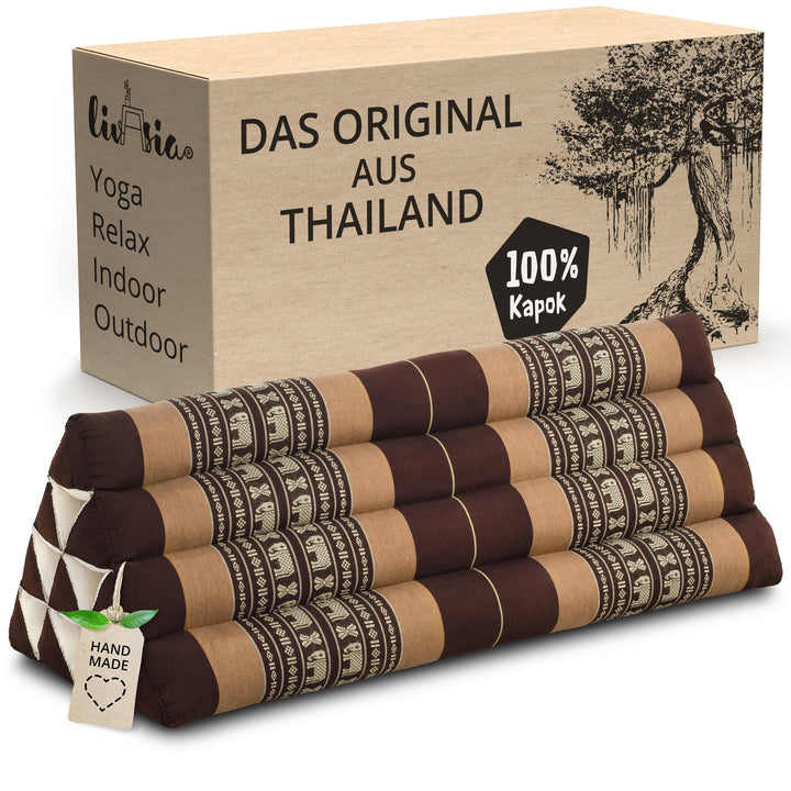 Dreieckskissen Rückenstütze Kapok extra breit 80cm für Paare