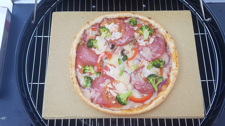 Pizzastein Schamotte 40x30x3cm für Backofen und Grill - Bild 3