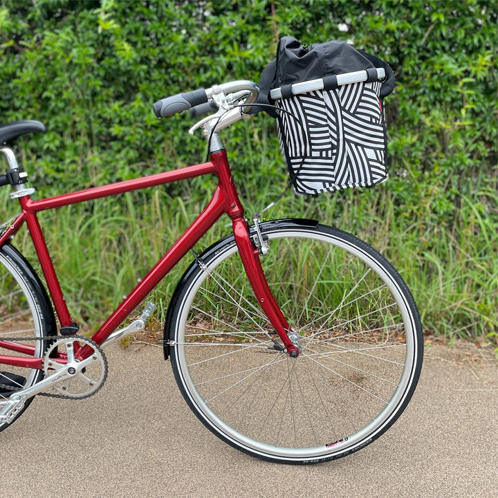 Fahrradkorb Lenker klappbar 15 L mit KlickFix-Kupplung, Schwarz - Bild 2