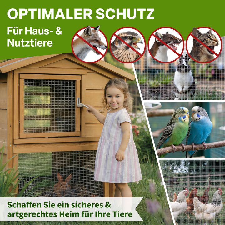 Drahtgitter feinmaschig verzinkt 1x10m Wühlmaus- &amp; Tierschutz - Bild 5