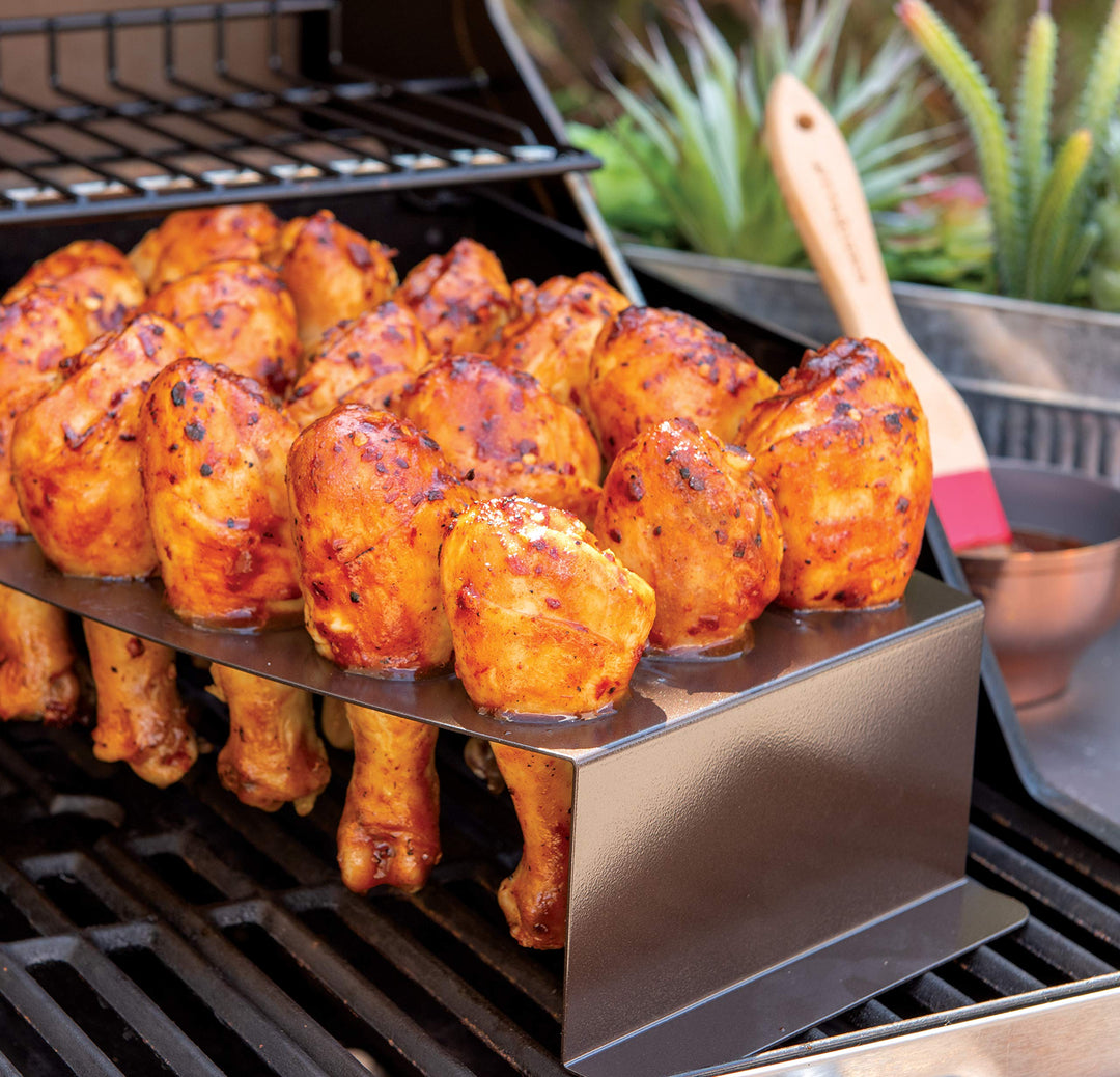 Grillständer Hähnchenkeulen &amp; Jalapeños Antihaft 33,7 cm Ofen/Grill - Bild 2