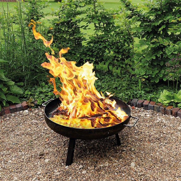 Schwenkgrill Set 4-in-1 mit Feuerschale 60cm Ø Emailletopf 15L - Bild 9
