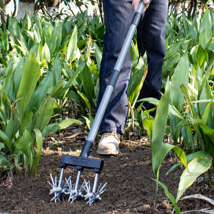 Gartenkultivator rotierend Teleskopstiel 97–173 cm Beetpflege - Bild 7