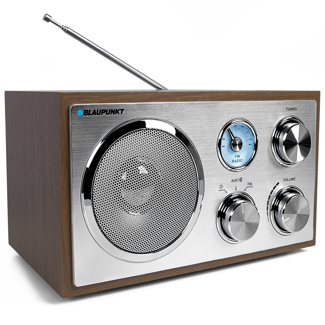Nostalgieradio Holzkorpus UKW/FM Bluetooth AUX Retro-Design - Bild 4