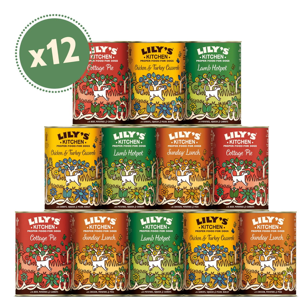 Nassfutter Hund Mix 12x400g Rind Huhn Lamm natürliche Zutaten - Bild 4
