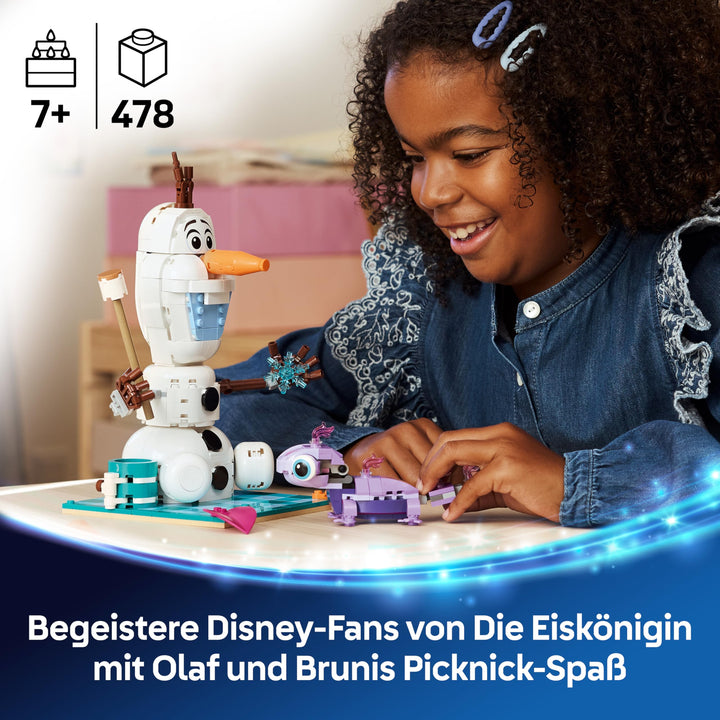 Klemmbausteine Frozen Olaf &amp; Bruni Picknick-Set 478 Teile ab 7 Jahre - Bild 2