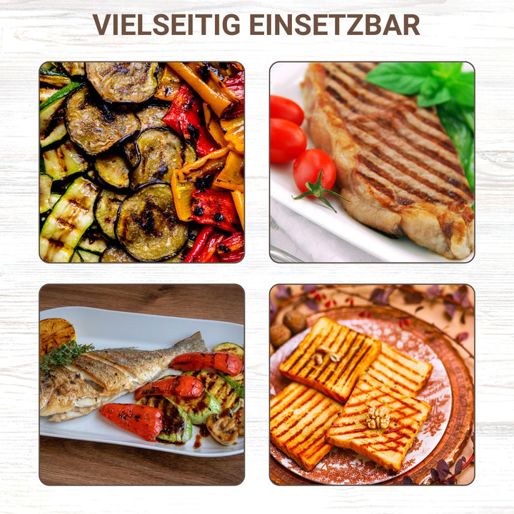 Kontaktgrill Elektrogrill mit Keramikbeschichtung 1500W Multimaker - Bild 4