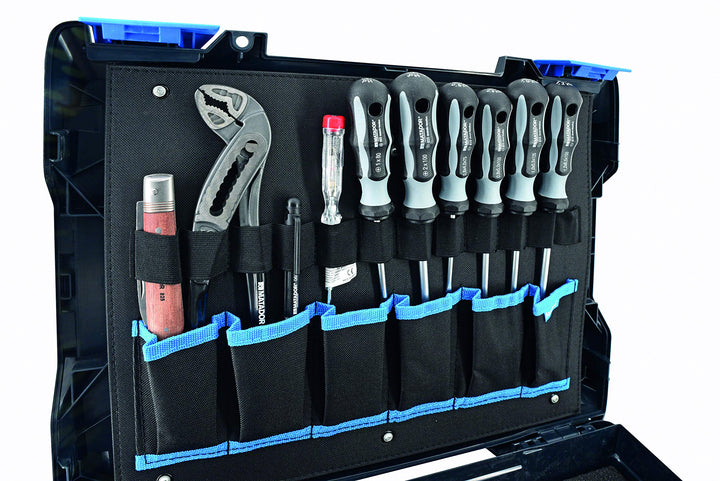 Werkzeugkoffer 41-teilig Kunststoffbox stapelbar für Werkstatt - Bild 4