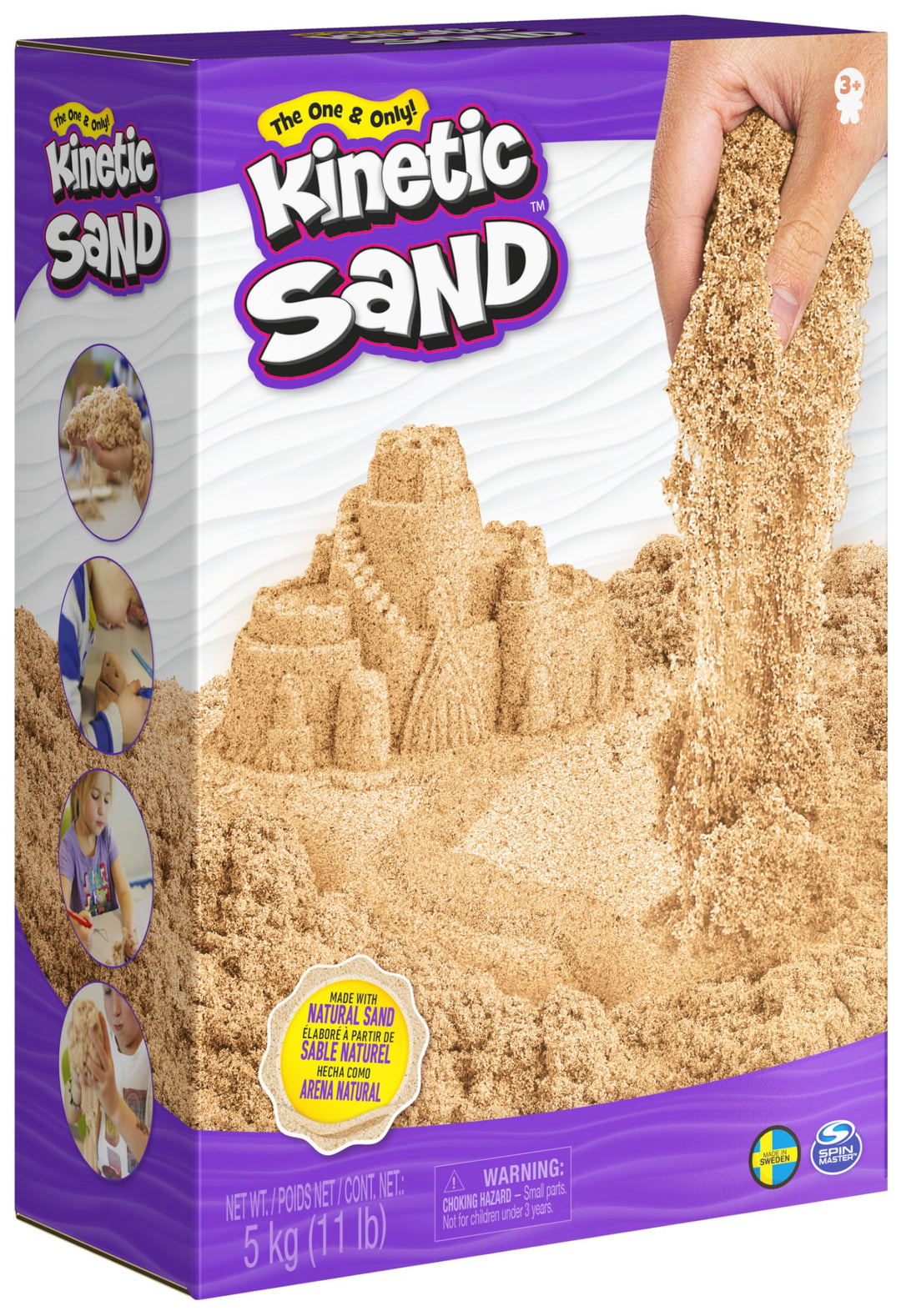 Kinetischer Sand 5 kg Naturbraun für Kinder ab 3 Jahren - Bild 7