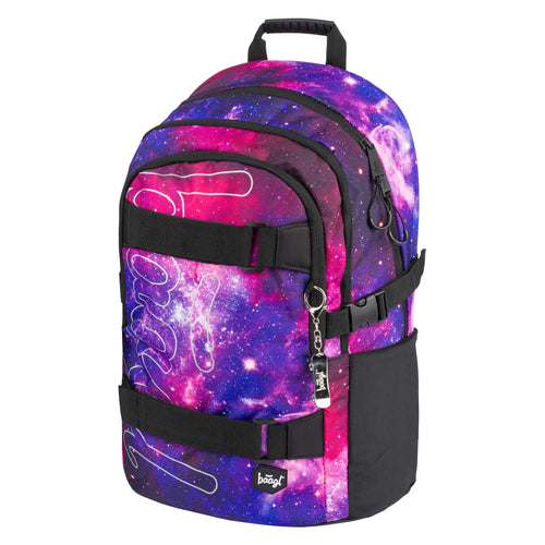 Schulrucksack Mädchen 25 L mit Laptopfach und Skateboard-Halterung