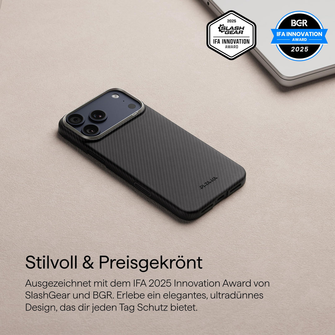 iPhone 17 Pro Max Hülle Aramidfaser 0,9mm ultradünn MagSafe-kompatibel - Bild 7